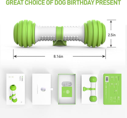 Interactive Motion-Activated Dog Toy - USB Rechargeable Electronic Bone for Medium to Large Dogs, Designed to Alleviate Boredom and Enhance Stimulation (Green)